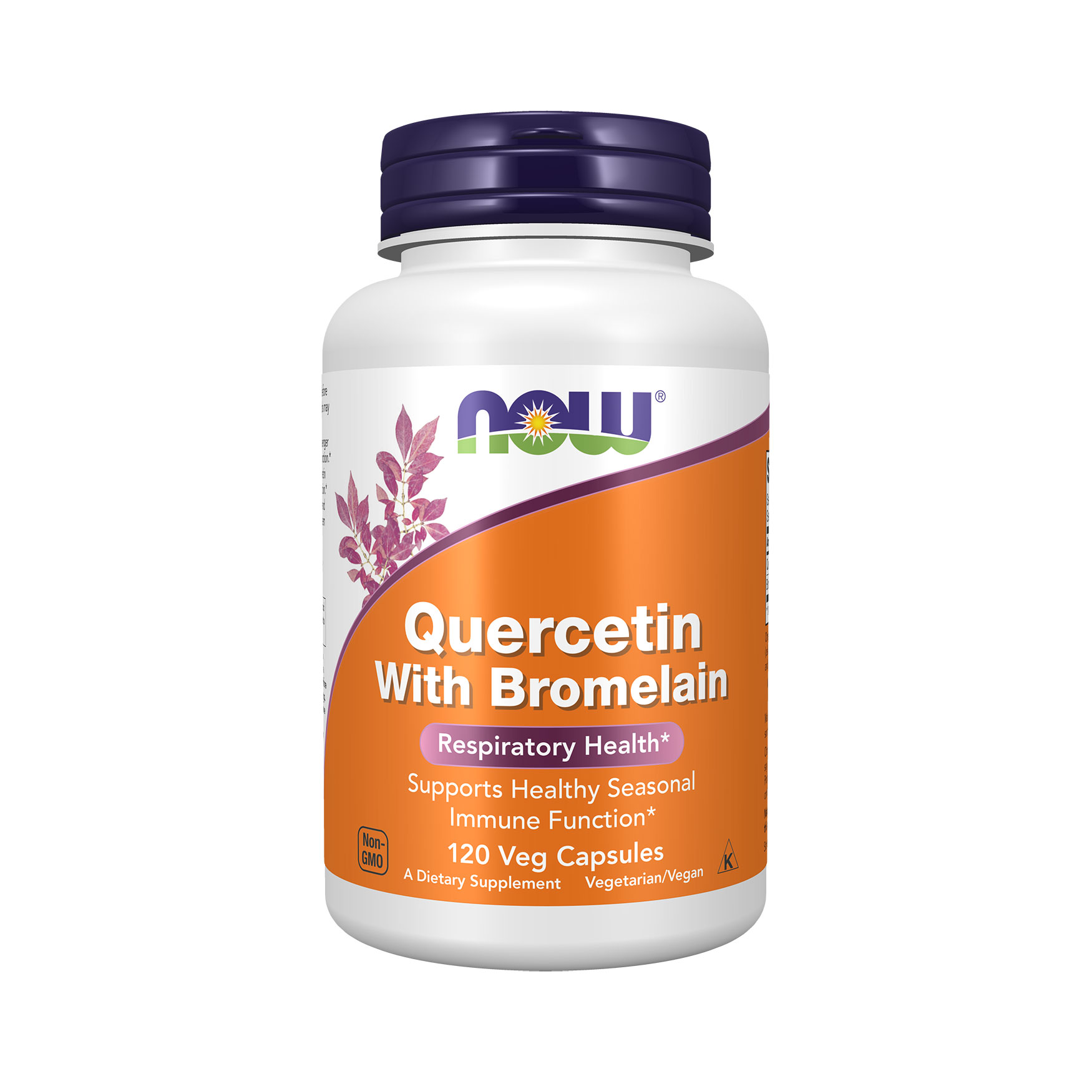 Кверцетин з бромелайном NOW foods Quercetin with Bromelain, 120 капсул